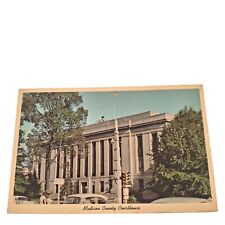 Postcard Madison County Courthouse Confederate Monument Jackson TN Chrome picture