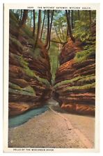 Vintage Dells of the Wisconsin River Postcard The Witches' Gateway Unposted picture