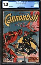 Cannonball Comics (1945) #2 CGC 1.8 GD- picture