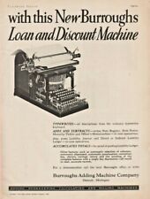 1929 Burroughs Adding Machine Company Detroit Michigan - Vintage Banking Ad picture