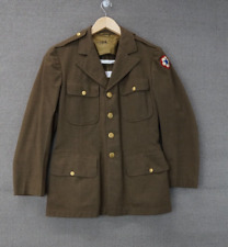 Vintage WWII Military US Army Dress Jacket Size Medium picture