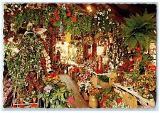 c1960 Garden Shop Towne Flower Interior Smithville New Jersey Vintage Postcard picture