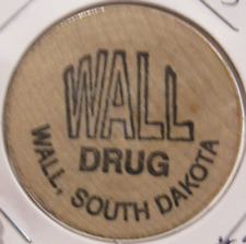 Vintage Wall Drug Wall, SD Wooden Nickel - #2 Token South Dakota picture