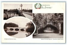 c1905 Compliments Season Bridges Park Buffalo Morning Express New York Postcard picture