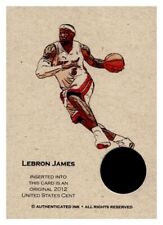 #P031 LEBRON JAMES 2012 Penny Version Coin Collector Card picture