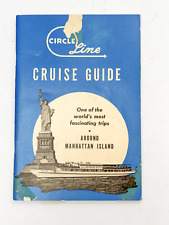 VINTAGE Circle Line Cruise Guide Sightseeing Tour Brochure, New York Yacht Tours picture