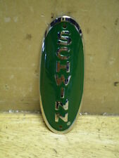 New Schwinn Approved Green Phantom & Hornet Wasp Brass Bicycle Badge picture