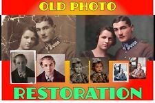 old photo restoration photo restore vintage photo retouching picture