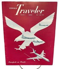 Convair Traveler VTG 1957 Aircraft Manufacturer Advertising Booklet Jet Age MCM picture