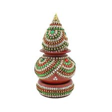 Handmade decorative Kalash Lota & Artificial Coconut Set for Puja picture