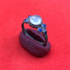 Antique Bronze Ring Artifact With Stone Beautiful Ancient Middle Ages Ring Old picture