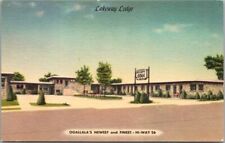 Ogallala, Nebraska Postcard LAKEWAY LODGE Highway 26 Roadside Linen c1950s picture