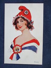 1910s WWI era Artist Signed The Allies
