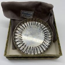 Rare Vintage Cartier Sterling Silver Ashtray with Original Box picture