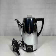 Vintage Chrome Percolator Coffee Maker Sunbeam Coffeemaster Automatic Model AP picture