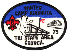 Vintage 1979 Winter Camp Kiashuta Tri-State Area Council Patch West Virginia WV picture