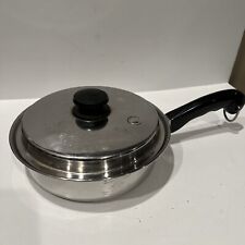 Vintage Saladmaster 9” Skillet W/ Vapo Lid TP304S Stainless Steel Pan Five star picture
