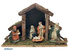 Mayview Collection 6 Piece Nativity Set With Box Porcelain Ornament Texas Artisa picture