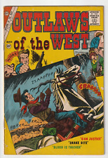 Outlaws of the West #30 (Charlton Comics 1961) VG/FN Rare $.10 Western picture