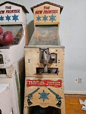 Antique Arcade Cowboy Game Pair 1921 picture
