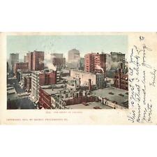 Heart of Chicago Birds Eye View c.1904 Postcard 2R3-590 picture