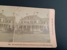 1893 New Jersey State NJ Building 7966 Columbian Expo Stereoview  Photo Kilburn picture