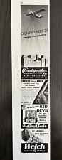 1930s Cloudspeaker air-vertising Christy Knife Red devil tools Welch Candies Ads picture