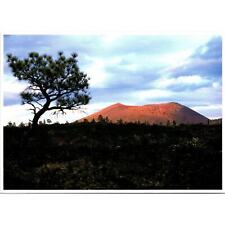 Postcard Arizona Sunset Crater National Monument Cinder Cone Volcano 1988 picture