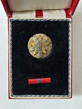 YUGOSLAVIA. ORDER OF NATIONAL MERIT 1ST CLASS WITH BOX AND RIBBON, OLD TYPE picture