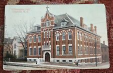 Postmarked 1908 O'Donoghue Hall Charlotte NC North Carolina Used Postcard Z3 picture
