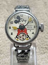 Original 1933 / 1934 Sears Mickey Mouse Ingersoll Watch With Worlds Fair Case picture