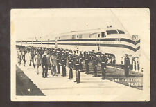 RPPC RAILROAD THE FREEDOM TRAIN US ARMY TROOPS VINTAGE REAL PHOTO POSTCARD picture