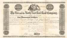 Erie and the North East Railroad Co. - 6 Percent Bond - Railroad Bonds picture