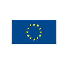 EU Flag European Union Blue Stars Large Banner Brass Eyelets 5ft x 3ft picture
