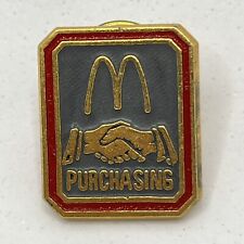 McDonald’s Purchasing Department Employee Crew Restaurant Enamel Lapel Hat Pin picture