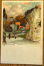 A/S Signed Manuel Wielandt, Cimiez, Nister Publ., ca 1905 Artist Postcard picture