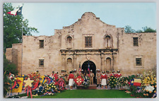 1960s Pilgrimage To The Alamo San Antonio, Texas Vintage Postcard picture