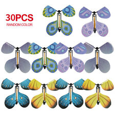 30 PCS Magic Flying Butterfly Flutter Flyers Toys Color Random NEW picture