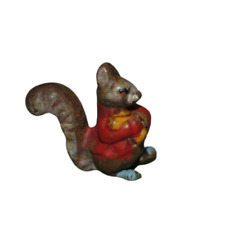 Antique Vienna Bronze Beatrix Potter Miniature Squirrel Red Figure  picture