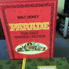 1965 Set Of 4 HC Disney Books Case Included  Parade Fun Fact Fantastic Fiction picture