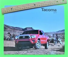 2014 TOYOTA TACOMA PICK-UP TRUCK 24-pg DLX COLOR BROCHURE w/ 4X4 / TRD nr-Mint picture