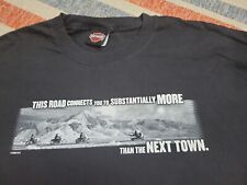 EUC Vtg Harley Davidson 2002 The Road Connects Next Town Staff T Shirt Mens 2XL picture