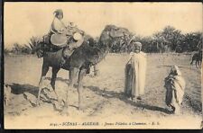 ALGERIA - MOROCCO - Young Camel Girl - Postcard No. 166 - CPA picture