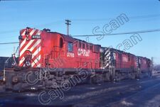 Original Slide- CP Rail RS18 8790 & 2 C424 At Montreal, QC. 12/79 picture