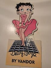 Vintage 1998 Vandor BETTY BOOP IN RED DRESS Marilyn Monroe Cardboard Cutout VTG picture