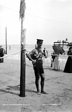 1901-1906 Life Guard, Brighton Beach, NY Vintage Photograph 8