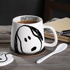 Snoopy Flying Ace Red Baron Red Scarf Handle Hallmark Coffee Mug Cup 16 Oz NEW picture