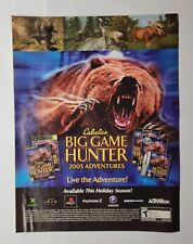 Cabela's Big Game Hunter 2005 Adventures Nintendo GameCube Magazine Print Ad picture