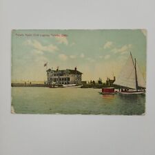 Toledo Yacht Club Lagoon, Toledo, Ohio OH  Vintage Postcard  c1910 picture