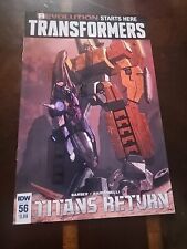 Transformers Titans Return #56 IDW Issue 56 Revolution Starts Here Comic picture